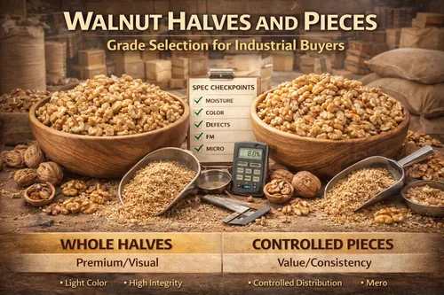 Walnut Halves and Pieces: Grade Selection for Industrial Buyers - Walnut Industrial Applications — Atlas Nut Supply