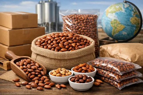 Bulk Dry roasted almonds for wholesale supply — Atlas Nut Supply