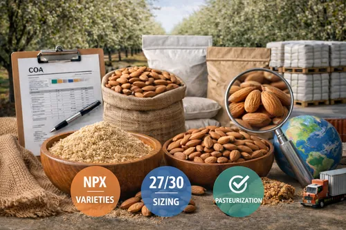 Bulk Raw almond kernels for wholesale supply — Atlas Nut Supply
